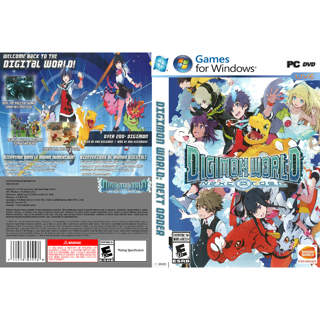 Digimon World: Next Order PC GAME [ออฟไลน์ INSTALLATION]