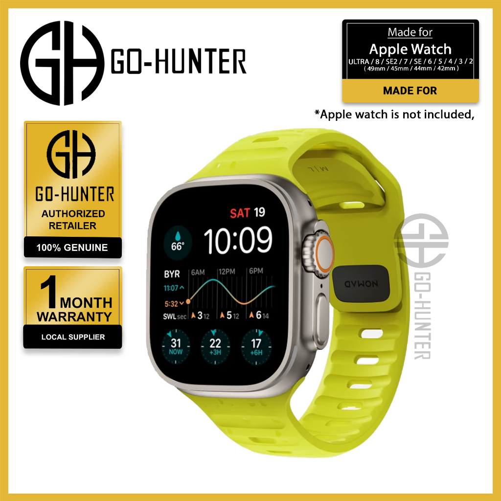 Nomad Sport Band สําหรับ Apple Watch Ultra 49 มม. / 45 มม. / 44 มม. / 42 มม. - High Volta Limited Ed