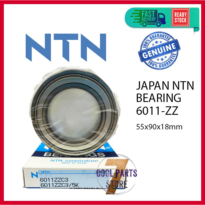 6011 ZZ NTN Japan Bearing 6011-ZZ (55 X 90 X 18mm)