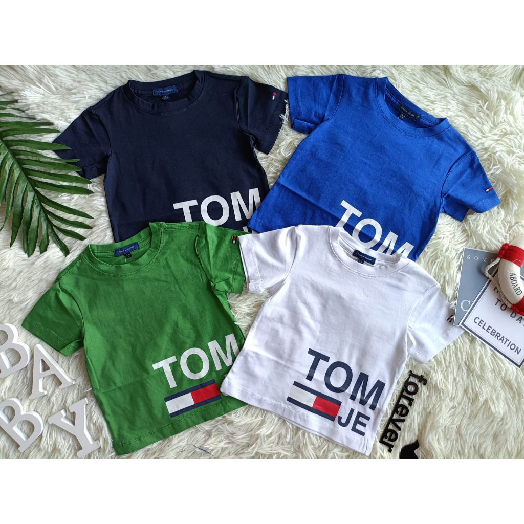 1165 เสื้อเชิ้ตเด็ก Tommy Boy (6m-8y) ผ้าฝ้าย 100%