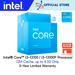 โปรเซสเซอร์ INTEL i3-13100F i3-13100 3.4GHZ 12MB CACHE LGA1700