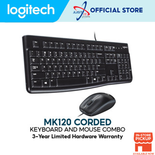 Logitech MK120 คีย์บอร์ด เมาส์คอมโบ สไตล์คลาสสิก