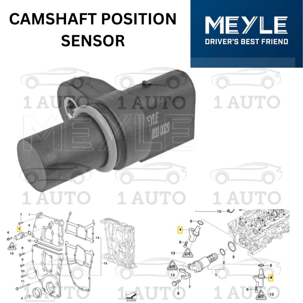 MEYLE GERMANY CAMSHAFT POSITION SENSOR BMW E36 E46 E90 E39 E60 E63 E64 E38 E65 E66 E83 E53 Z3 E36 Z4