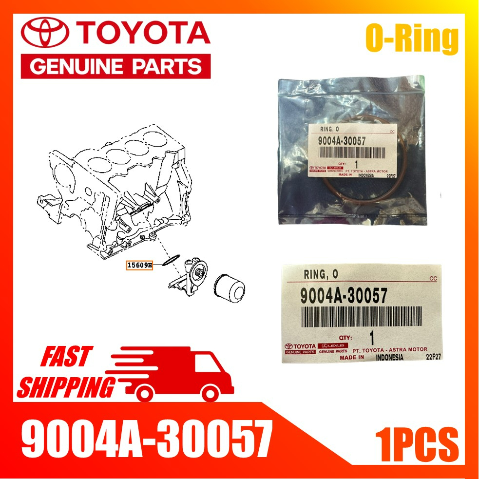 Toyota O-Ring 9004A-30057 – อะไหล่ Toyota / Myvi / Kelisa / Kenali / Avanza / F601 / F602 / Rush / F