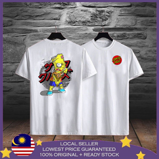 เสื้อยืด ผ้าฝ้าย 100% พิมพ์ลาย Zombie Simpsons Baju สําหรับผู้ชาย