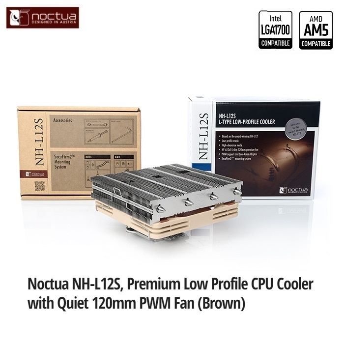 NOCTUA NH-L12S LOW PROFILE CPU AM5 LGA1700