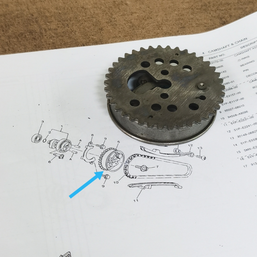 LC135 TIMING GEAR STD TIMING GEAR CAM GEAR STD YAMAHA