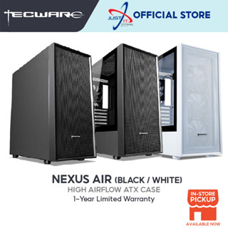 Tecware NEXUS AIR TG / STEEL ATX เคสเกมมิ่ง (สีดํา / สีขาว)