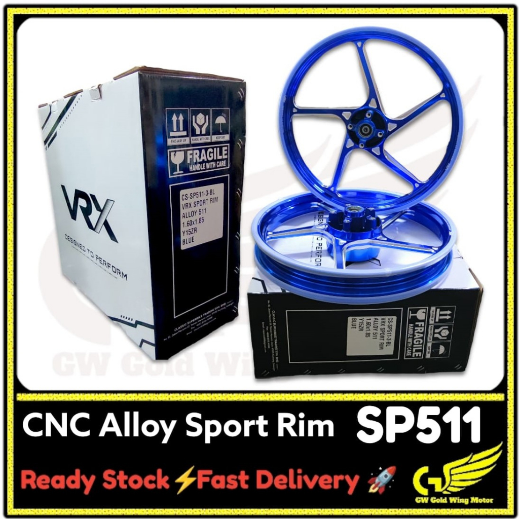 VRX SP511 FG511 511 SPORT RIM ALLOY SPORTRIM YAMAHA Y15ZR LC135 Y125ZR SRL115 Y15 SRL Y125