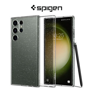 Spigen Galaxy S23 Ultra เคส ของเหลว คริสตัล กลิตเตอร์ เคสประกาย ยืดหยุ่น ดูดซับแรงกระแทก