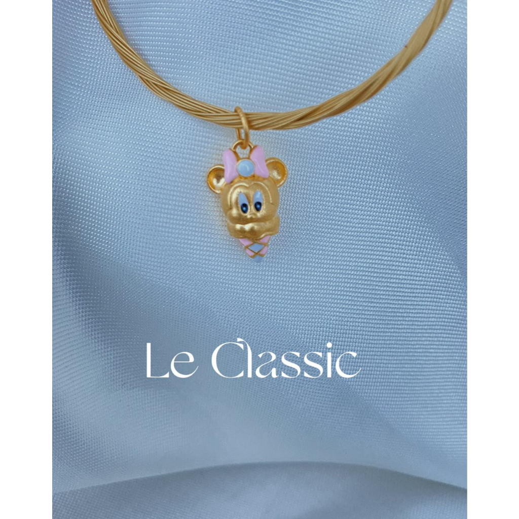 จี้ MINNIE ICE CREAM 999m Ni ICE CREAM 999 ชิ้น