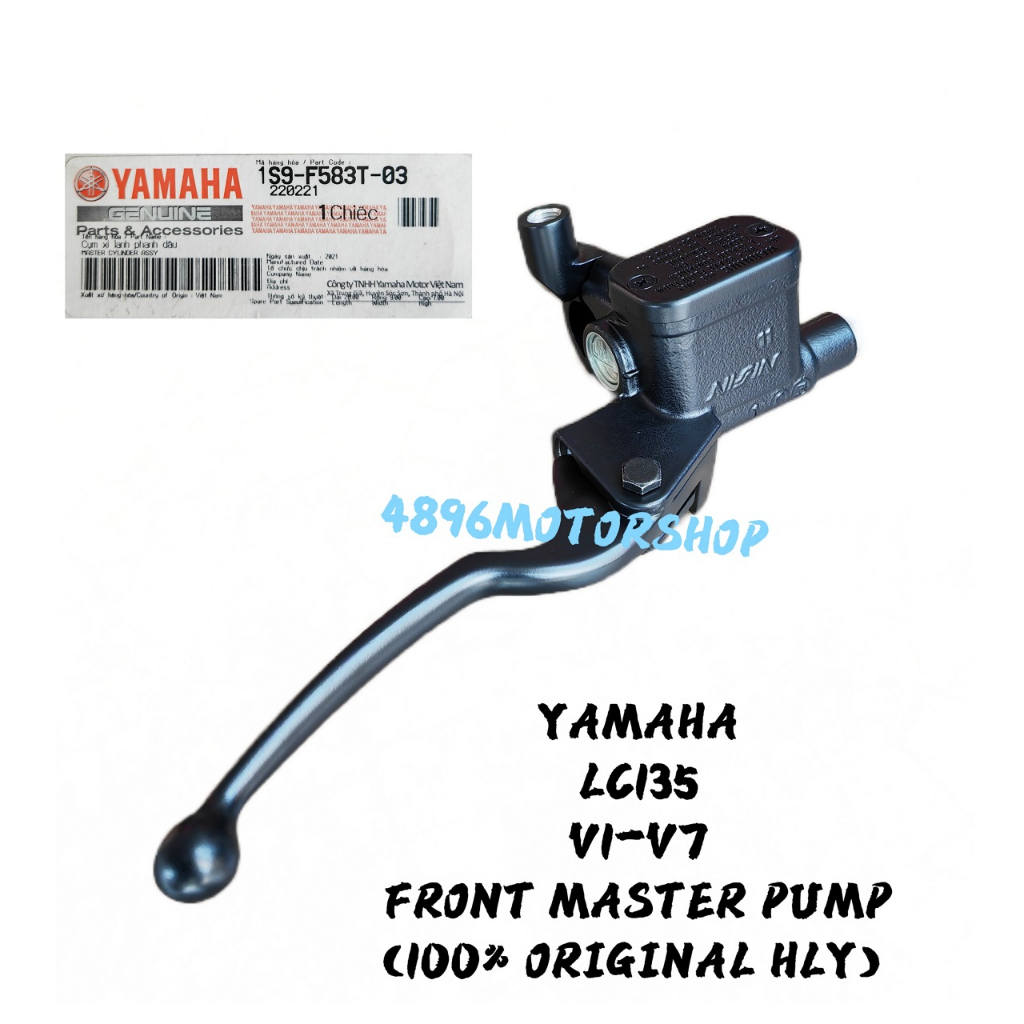 HLY ปั๊มหลักด้านหน้า SRL110 LC135 V1 V2 V3 V4 V5 V6 V7 4S 5S Y15ZR V1 V2 LC 135 Y15 Y16 ปั๊มเบรก