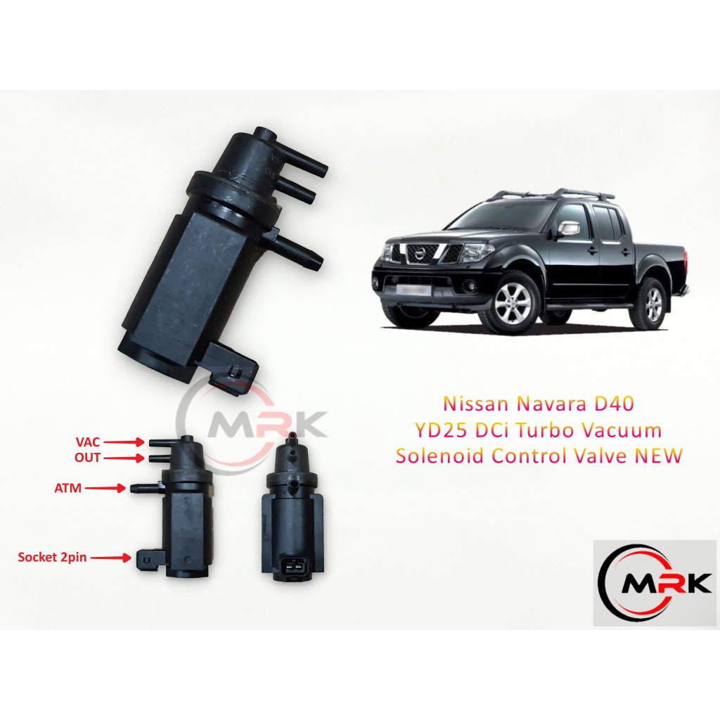 Nissan Navara D40 YD25 YD25DDTi 2.5L DCi ดีเซลเครื่องยนต์ Turbo สูญญากาศ Solenoid ควบคุมวาล์วใหม่