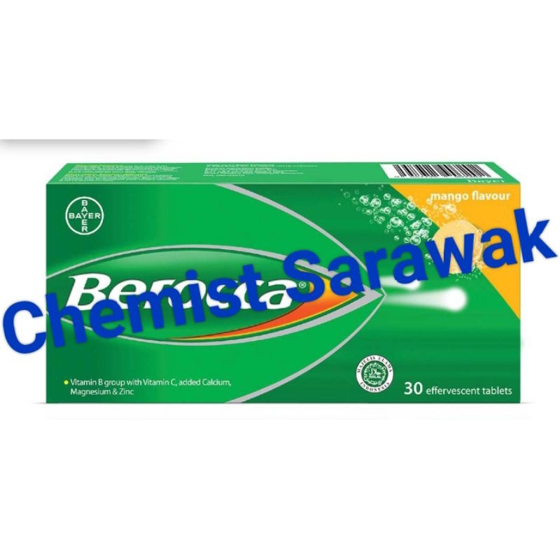 เม็ดฟู่ของ BEROCCA Mango Flavour 30