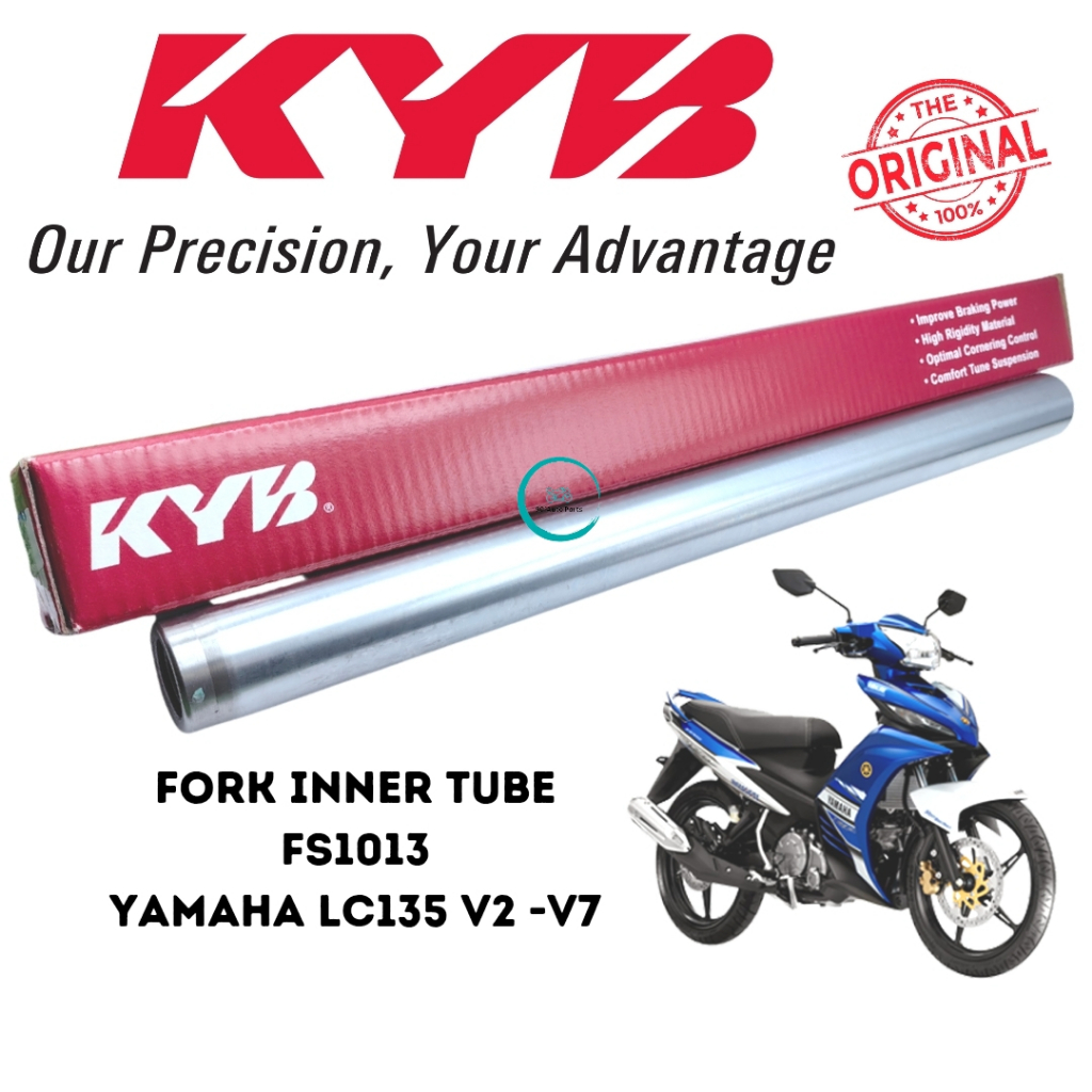 KAYABA FORK INNER TUBE KYB FORK TUBE INNER FS1013 YAMAHA LC135 V2 - V7 LC 4S LC 5S LC 135 V2 - V7 55