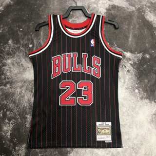 เสื้อกีฬาบาสเก็ตบอล ลายทีม Chicago Bulls 23 สีดํา สไตล์คลาสสิก สําหรับผู้ชาย