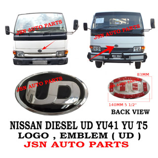 J120s01 โลโก้ตราสัญลักษณ์ (UD) NISSAN ดีเซล UD TRUCK YU41 NU41 YU T5 รถบรรทุก รถอะคเซโซรี