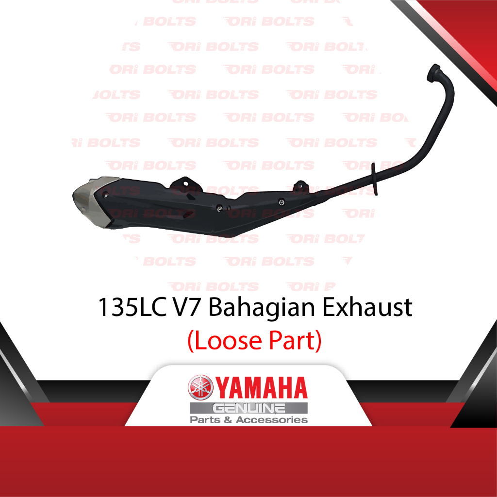 Yamaha 135LC V6 V7 ฝาครอบไอเสียหมวก Allen Key ปะเก็น Bolt Nut เครื่องซักผ้าคอ Damper - SPA
