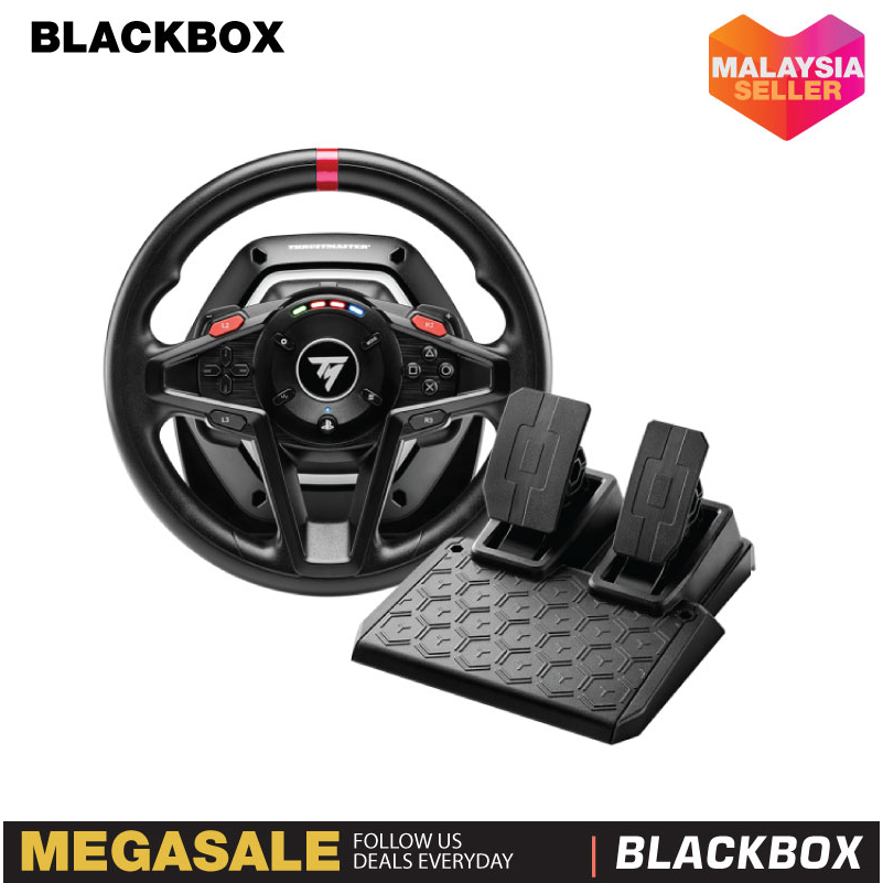พวงมาลัย Thrustmaster T128 รุ่น PlayStation | ล้อแข่ง Thrustmaster Force Feedback (PS5/PS4/PC/XB)
