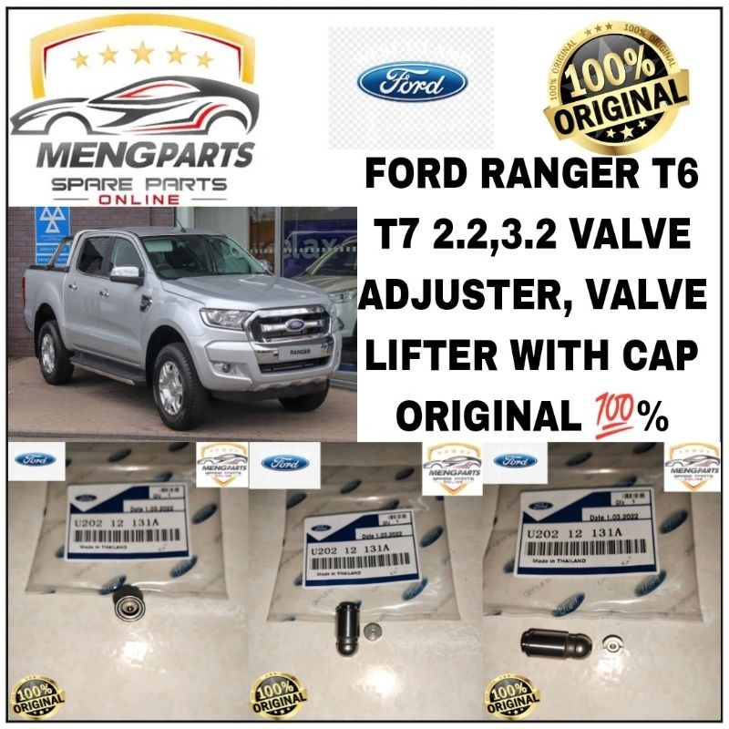 % FORD RANGER T6 T7, MAZDA BT50 2.2,3.2 วาล์ว ADJUSTER, วาล์ว LIFTER ,HYDRAULIC TAPPAT พร้อมหมวก U20