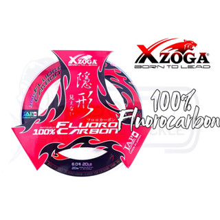 Xzoga 100% FLUOROCARBON LINE TALI HANTU ตัวนําตกปลา FC