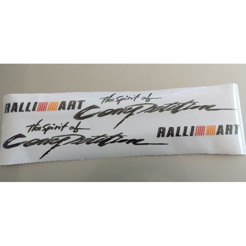 สติ๊กเกอร์ COMPETITION RALLIART