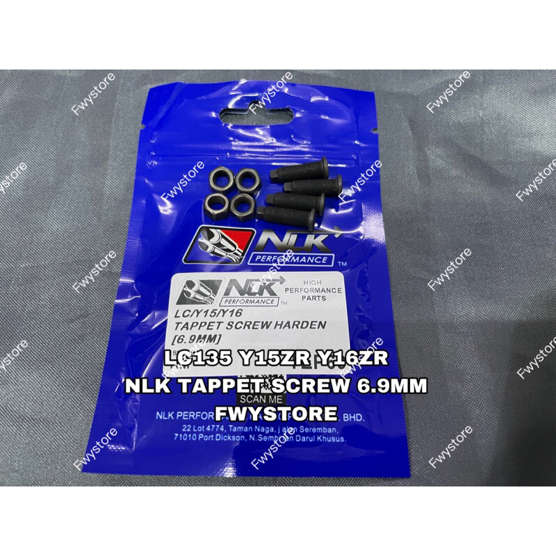 NLK TAPPET SCREW 5.5MM 6.9MM LC135 Y15ZR Y16ZR ROCKER ARM SCREW