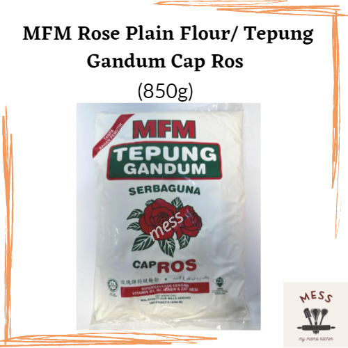 MFM Rose Plain Flour / Tepung Gadum Cap Rose (850g)