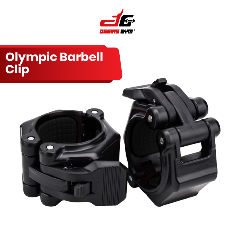 Desire Gym Olympic Clip Barbell Weight Lifting Collar Clip Lock Barbell Lock Clamp