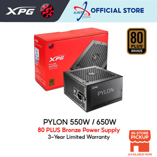 พาวเวอร์ซัพพลาย ADATA XPG PYLON 550W 650W 80PLUS BRONZE