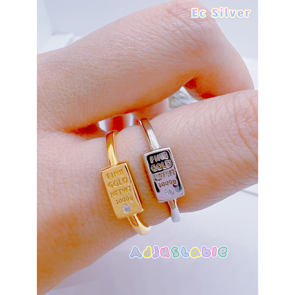 (R16) Silver 925 Cincin Bar / Ring Bar