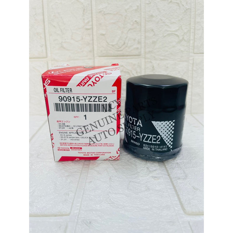 90915-YZZE2 TOYOTA กรองน้ํามัน E2 ALTIS CAMRY VELLFIRE VIOS ESTIMA ALPHARD RAV4 IPSUM WISH HARRIER 9