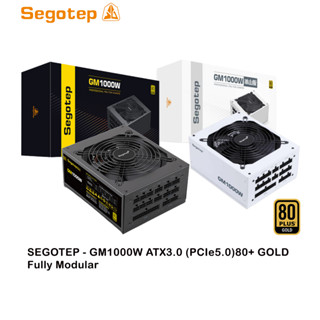 Segotep GM1000W 1000W 80PLUS แหล่งจ่ายไฟ FM สีทอง (สีขาว / สีดํา) ATX 3.0 PCIE 5.0