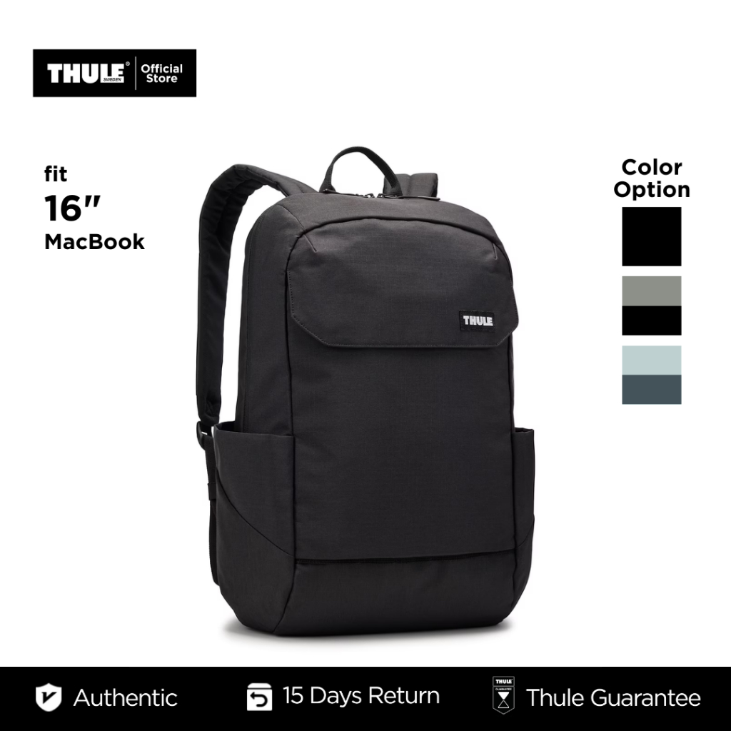 Thule Lithos Laptop Backpack 20L - สีดํา