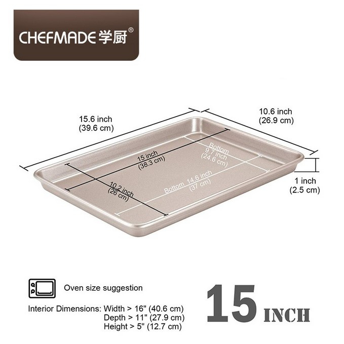 CHEFMADE BAKING TRAY (15") WK9121