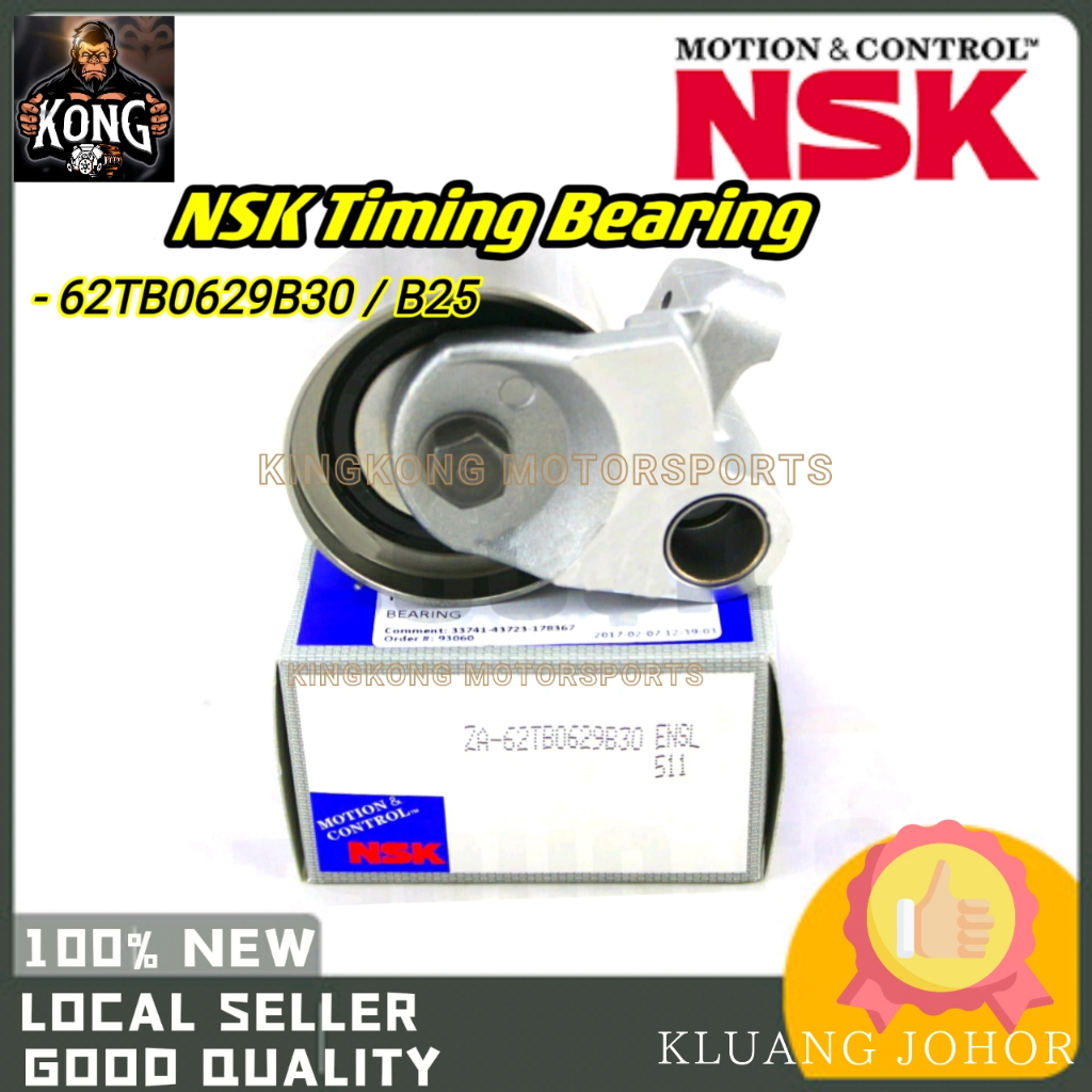 NSK Tennor Timing Belt Bearing สําหรับ Toyota Hilux Vigo KUN25 KUN26 KDH200 62TB0629B30 / B25