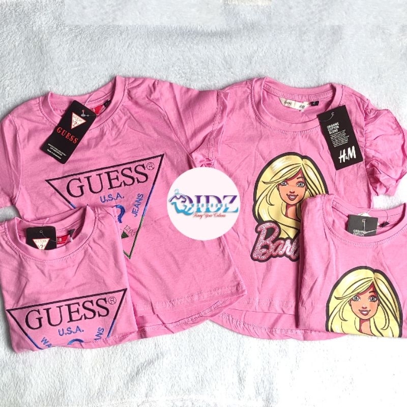 GUESS Sulam/H&M Premium Girl Cut T-shirt (TAG 2/4/6/8/10) !!️