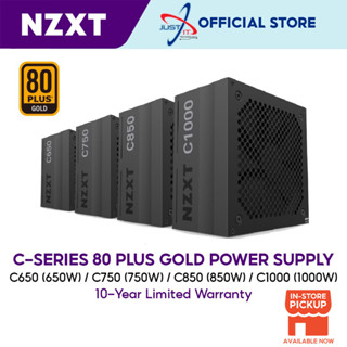 โมดูลพาวเวอร์เกมมิ่ง NZXT C650 C750 C850 C1000 C1200 ATX 80PLUS (650W 750W 850W 1000W)