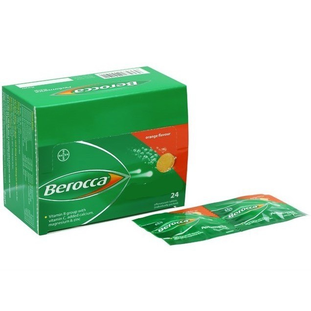 [CLEARANCE] Berocca EFFERVERSCENT TAB ORANGE 24S (EXP: 05/2023)