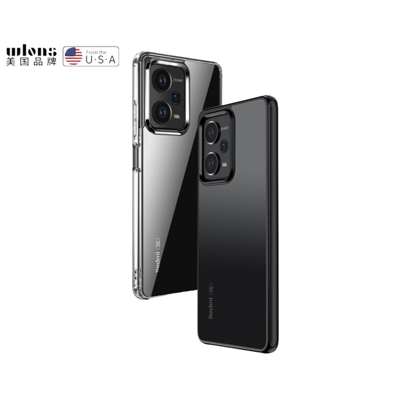 เคส Wlons สําหรับ Poco X5 Pro 5G/X5 5G - สีดําด้าน