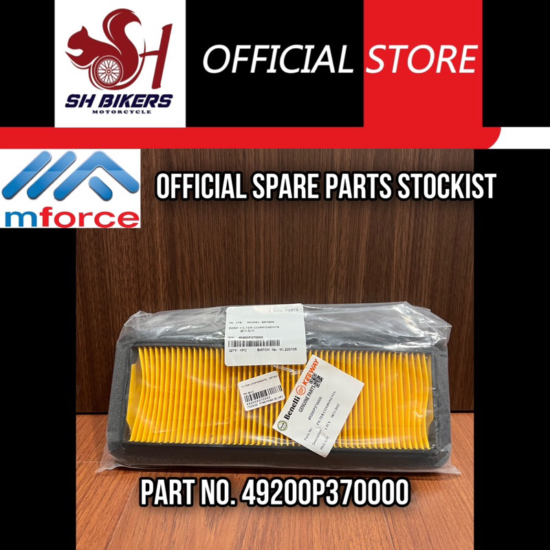 QJMotor SRT800 Filter Componenel กรองอากาศ srt800 (ตอนที่ 1 49200P370000)