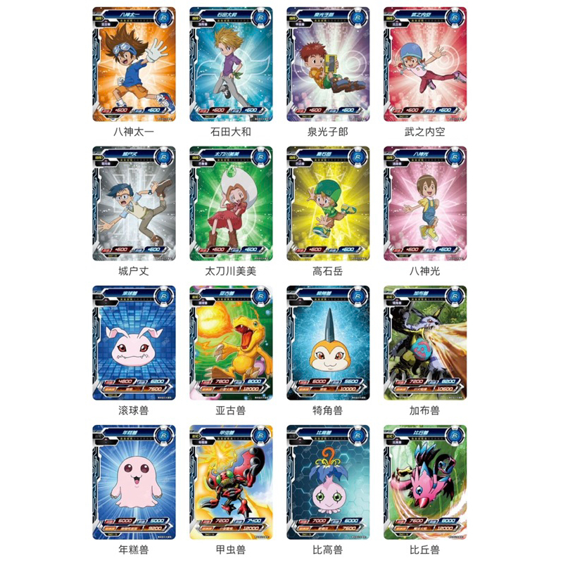 การ์ด DIGIMON 5M01 DM01 R