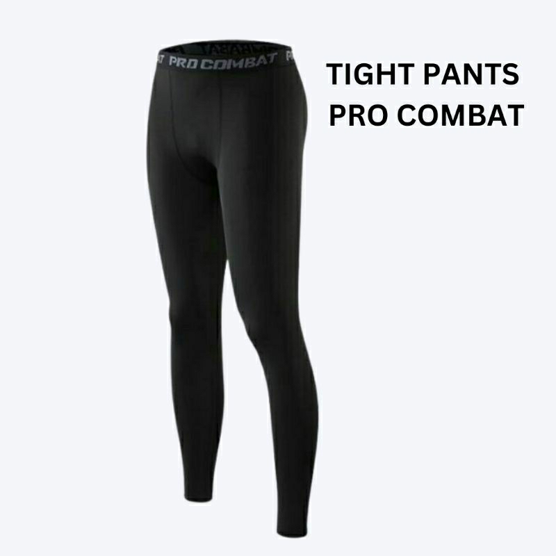 Pro Combat Baju Lelaki Bola กางเกงรัดรูป Pro Combat Lenginging Gym Running Football Seluar