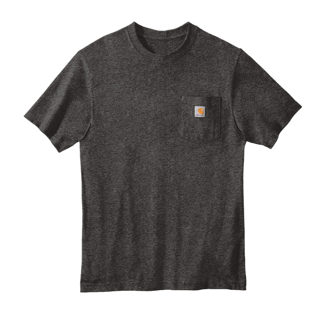 Carhartt Mens K87 Loose Fit Heavyweight Short-Sleeve Pocket T-Shirt ( Carbon Heather )