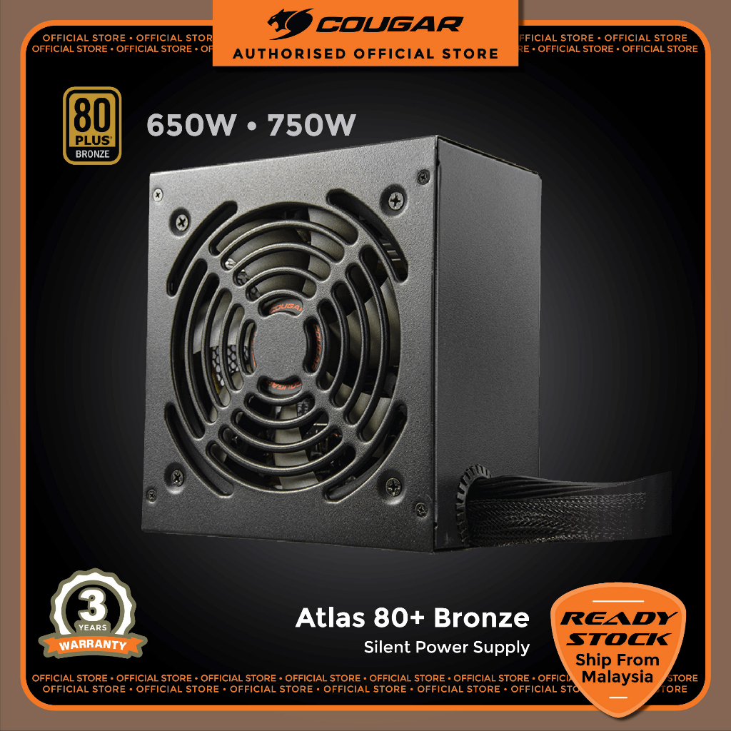 Cougar PSU ATLAS 80+ Bronze 650/750W Non-Modular