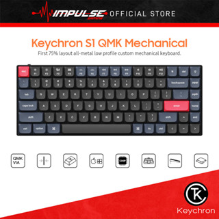 Keychron S1 RGB คีย์บอร์ดออปติคอลไร้สาย โปรไฟล์ต่ํา - Gateron / Hot-Swappable