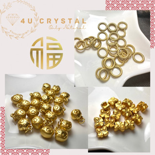 ลูกปัดคริสตัล เนื้อแมตต์ 4U P015-P019 15K 18K DIY