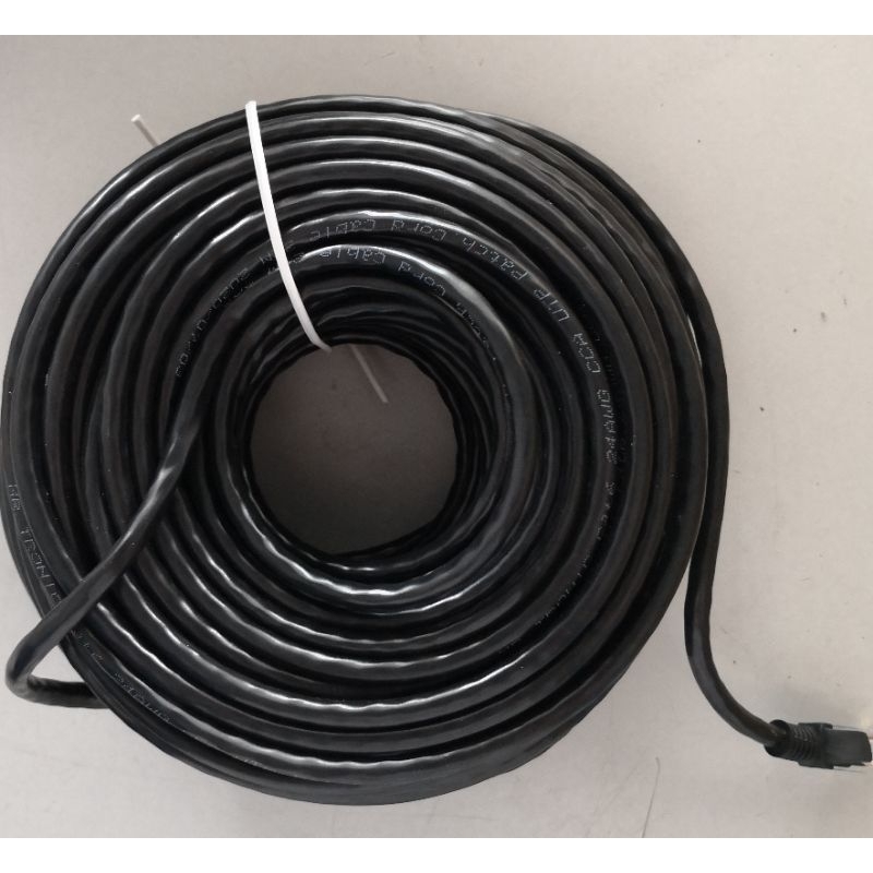 LITEWEI CAT6A / CAT6E NETWORK CABLE 40M/50M สีดํา - KSW (500016/500019)