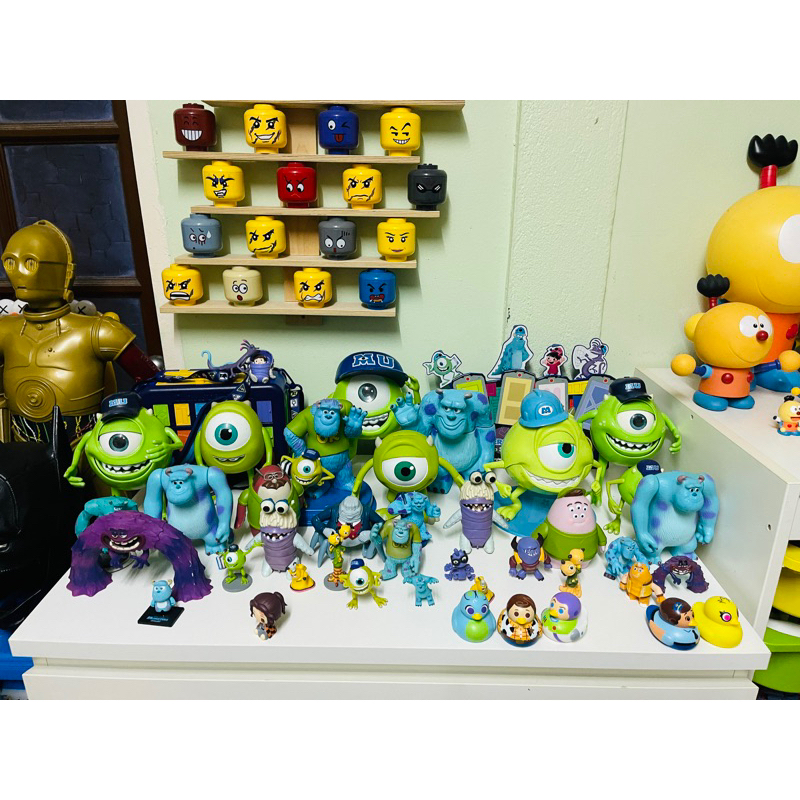 Monster inc sulivan mike wazaoski สัตว์ประหลาดมหาวิทยาลัยดิสนีย์