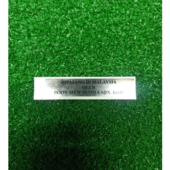 สติ๊กเกอร์ INSTALLED BY BOON SIEW HONDA SDN BHD HONDA EX5 สติ๊กเกอร์ INSTALLED SWING ARM CASIA